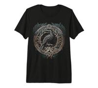 Odins Rabe Odin's Raven Wikinger Midgard Thor Walhalla Premium T-Shirt