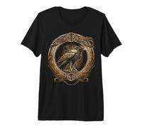 Odins Rabe Odin's Raven Wikinger Midgard Thor Walhalla Premium T-Shirt