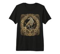 Odins Rabe Odin's Raven Wikinger Midgard Thor Walhalla Premium T-Shirt