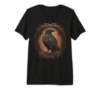 Odins Rabe Odin's Raven Wikinger Midgard Thor Walhalla Premium T-Shirt