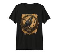 Odins Rabe Odin's Raven Wikinger Midgard Thor Walhalla Premium T-Shirt