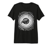 Odins Rabe Odin's Raven Wikinger Midgard Thor Walhalla Premium T-Shirt