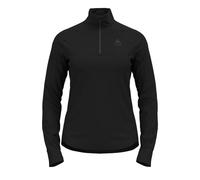 odlo berra damen pullover mit 1 2 reisverschluss schwarz