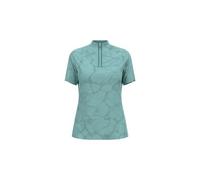 odlo ascent chill tec damen polo shirt grun XS
