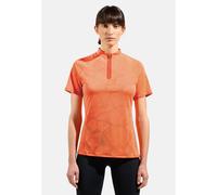 Odlo Ascent Chilltec Poloshirt für Damen - Wandern - orange, XS