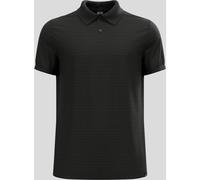 Odlo Polo-Shirt Ascent Natural Herren Funktionsshirt atmungsaktiv Kurzarm Schwarz XXL