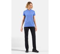 Odlo Ascent Natural Polo Shirt S/S Damen Poloshirt blau XS