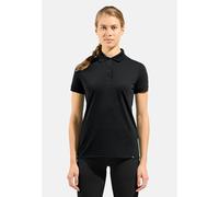 Odlo Damen Ascent Natural Polo T-Shirt (Größe M, schwarz)