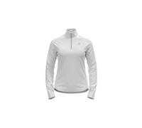 odlo berra damen pullover mit 1 2 zip weis XL