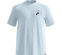 Odlo Herren Cotton Blend Odlo Flags T-Shirt (Größe L, blau)