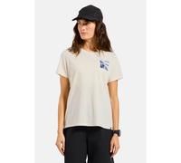 Odlo Damen Cotton Blend Odlo Flags T-Shirt (Größe XL, beige)