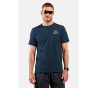 Odlo Cotton Blend Odlo Flags T-Shirt für Herren - Wandern, Casual Comfort - marineblau, XXL