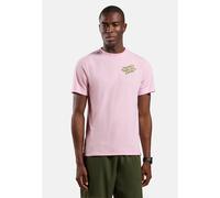 Odlo Cotton Blend There's More Out There T-Shirt für Herren - Wandern, Casual Comfort - pink, XL