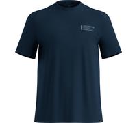 Odlo Cotton Blend Unlimited Kurzarm-t-shirt M Dark Sapphire