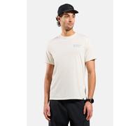 Odlo Cotton Blend Unlimited T-Shirt für Herren - Wandern, Casual Comfort - beige, M
