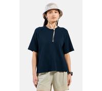 Odlo Cubic Merino T-Shirt für Damen - Wandern, Casual Comfort - marineblau, XL