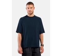 Odlo Cubic Merino T-Shirt für Herren - Wandern, Casual Comfort - marineblau, M