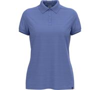 Odlo Ascent Natural Polo Shirt S/S Damen Poloshirt blau L