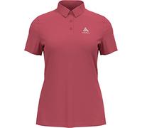 Odlo Damen CARDADA Kurzarm Polo Shirt, Holly Berry, 3XL