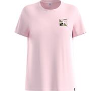 Odlo Damen Cotton Blend Odlo Flags T-Shirt (Größe XS, rosa)
