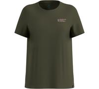 Odlo Damen Cotton Blend Unlimited T-Shirt (Größe M, oliv)