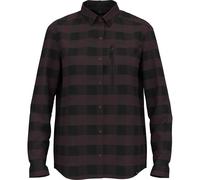 Odlo The Essentials Checked Flannel Long Sleeve black - fudge (60309) XL