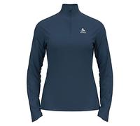 Odlo Damen Essential Midlayer halber Reißverschluss, Blue Wing Teal, M