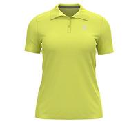Odlo Damen F-Dry Kurzarm Polo Shirt, Limeade, XS