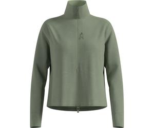 Odlo Damen Grid Fleece Pullover (Größe XL, oliv)