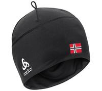 Hat POLYKNIT FAN WARM ECO 60067 black - NORWEGIAN flag One Size