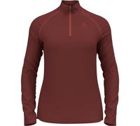 Odlo Damen Langarm Shirt mit Reißverschluss RIGI, Spiced Apple, XL