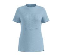 Odlo Damen Merino Tencel Hyper Map T-Shirt (Größe M, blau)