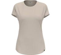 ODLO Wandershirt Damen Essential Natural I Funktionsshirt Wandern Atmungsaktiv I Polo Shirt