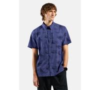 Odlo Essential Print Kurzarmhemd für Herren - Wandern - blau, L