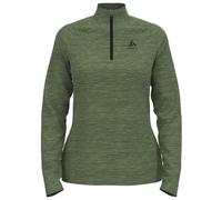 ODLO Essentials Ceramiwarm 1/2 Zip W - Fleecepullover - Damen XS Green