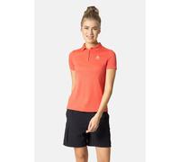 Odlo F-Dry Poloshirt für Damen - Wandern, Casual Comfort - rot, S