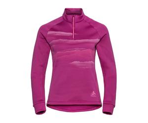 Odlo Fleecepullover "Berra Graphic" in Pink - Größe S | Damenpullover