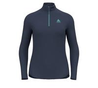 Odlo Fleecepullover Damen Berra I Midlayer mit Halbreißverschluss I Langarm Wandershirt