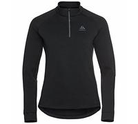 Odlo Fleecepullover Damen Berra I Midlayer mit Halbreißverschluss I Langarm Wandershirt Langarm Wandershirt mit 1/2 Reißverschluss I Damen