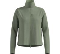 Odlo Damen Grid Fleece Pullover (Größe S, oliv)
