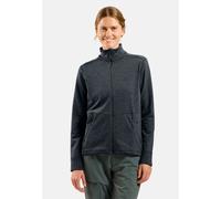 Odlo Grid Fleece Mid Layer Full-Zip für Damen - Wandern, Ski & Snow - schwarz, S