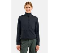 Odlo Grid Fleece Mid Layer Half-Zip für Damen - Wandern, Ski & Snow - schwarz, XXS