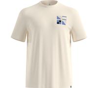 Odlo Herren Cotton Blend Odlo Flags T-Shirt (Größe XXL, beige)