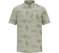 Odlo The Essentials Short-sleeve Print Hiking Shirt agate gray (10867) XL
