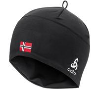ODLO Herren Hat POLYKNIT FAN WARM ECO (762680) ONE SIZE black - NORWEGIAN flag