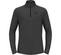 Odlo Fleecepullover Herren Roy I Midlayer mit Halbreißverschluss I Langarm Wandershirt Langarm Wandershirt mit 1/2Reißverschluss I Herren