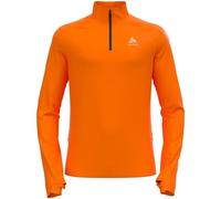 Odlo M MID LAYER 1/2 ZIP AXALP CERAMIWARM Herren Sportsweatshirt, orange, größe L