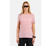 Odlo Merino 160 Postcards T-Shirt für Damen - Wandern, Casual Comfort - pink, M