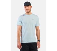 Odlo Merino 160 Postcards T-Shirt für Herren - Wandern, Casual Comfort - blau, XXL