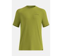 Odlo Merino 160 Postcards T-Shirt für Herren - Wandern, Casual Comfort - grün, L